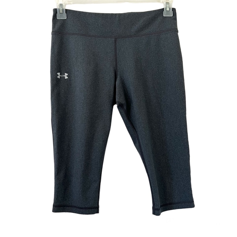 Under Armour HeatGear Gray Compression Cropped Leggings‎